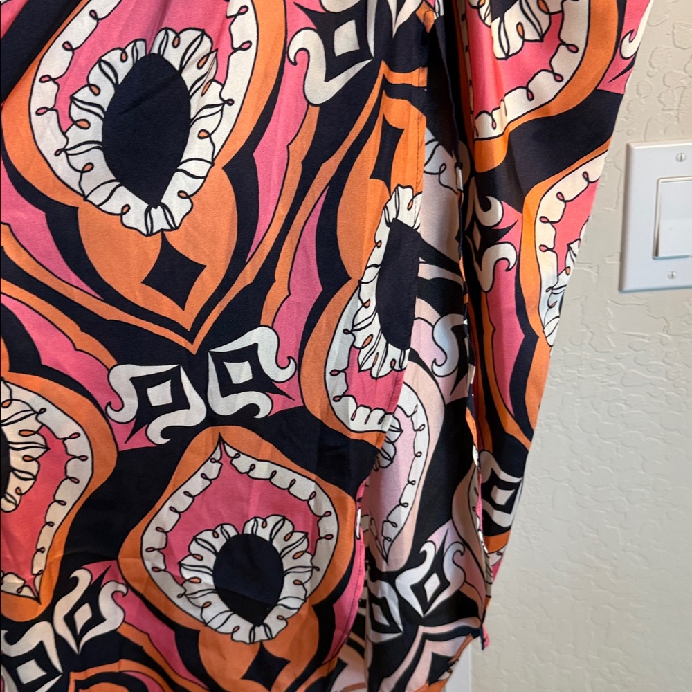 NWT Zara Multicolor Maxi skirt with side slit - Picture 5 of 8